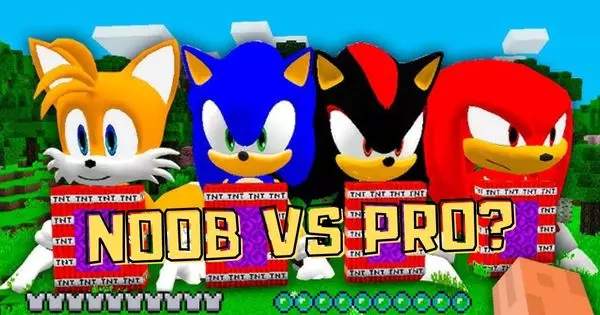 Are You NOOB OR PRO For Making A Portal To Sonic 2 In Minecraft?